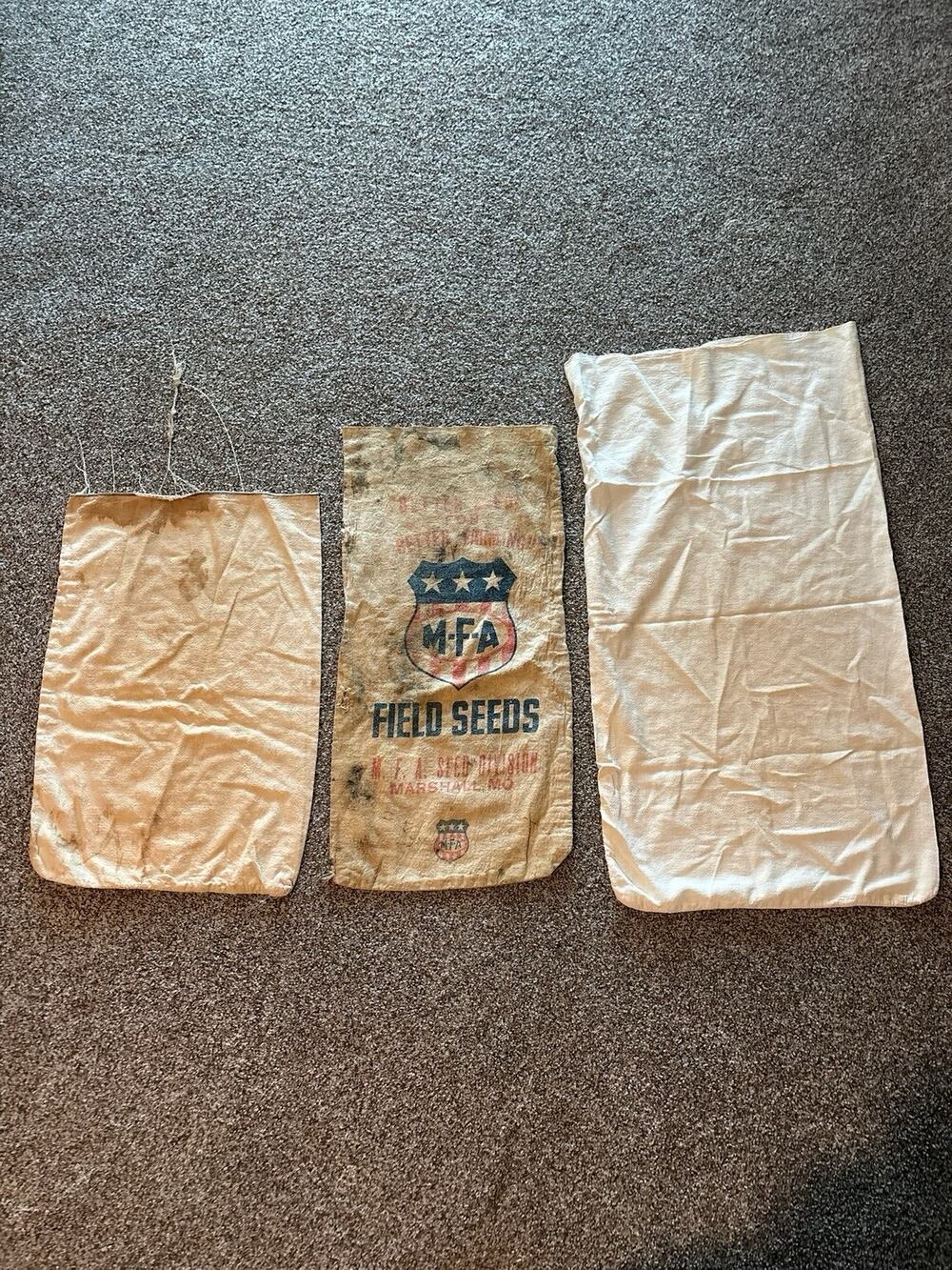 VTG Flour & Feed Sacks Lot - 1 MFA 2 Plain